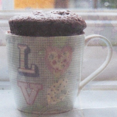 picture of Microwave mug cake
 cake